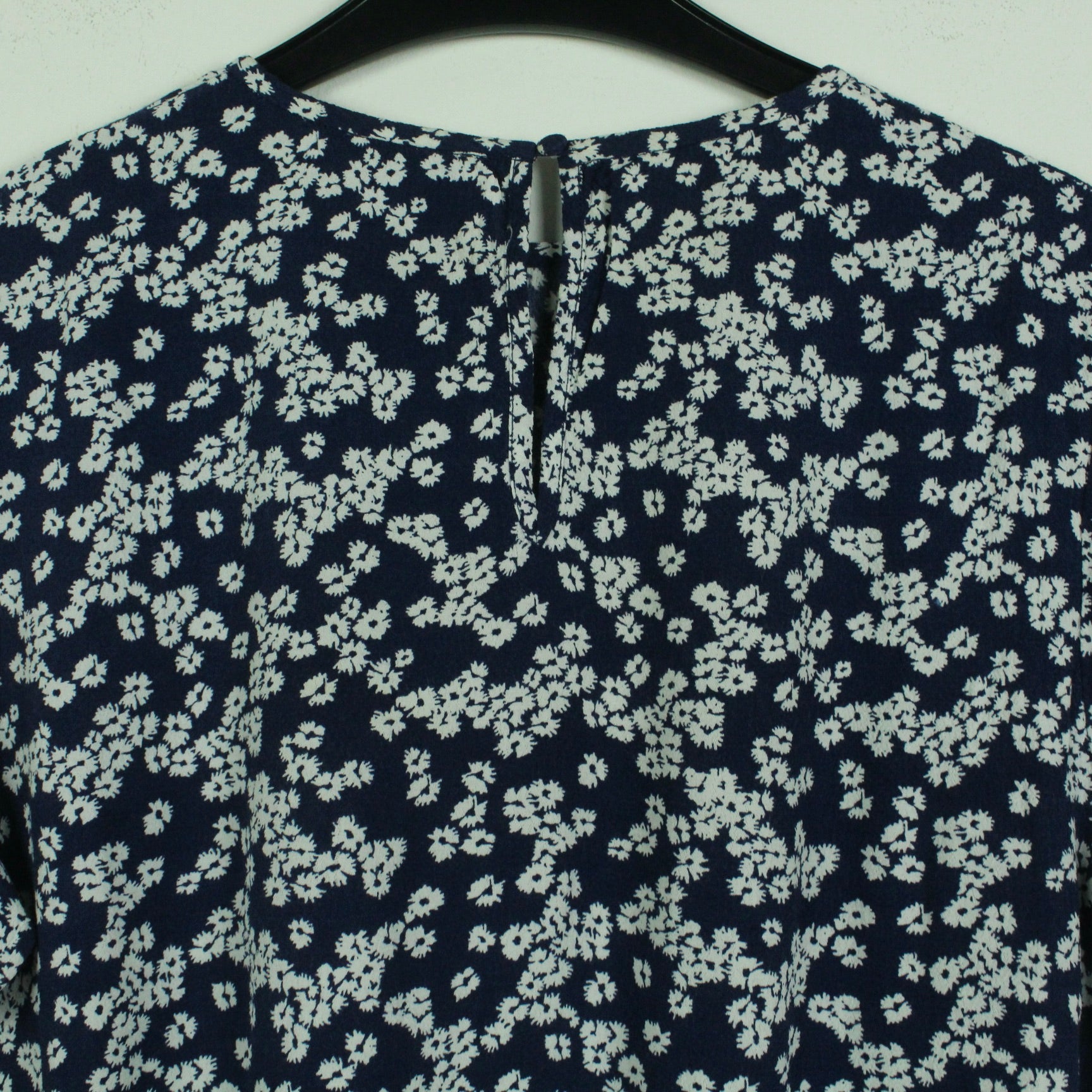 Second Hand SAMSØE SAMSØE Bluse Gr. S blau weiß geblümt (*)