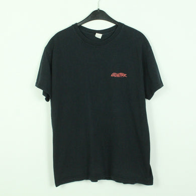 Vintage GENETIKK T-Shirt / Bandshirt Gr. L schwarz mit Print und Backprint DNA II (*)