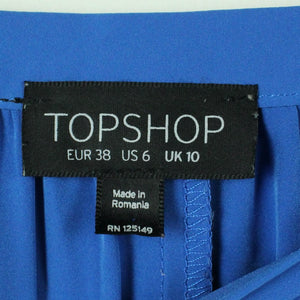 Second Hand TOPSHOP Rock Gr. 38 blau uni Maxirock (*)