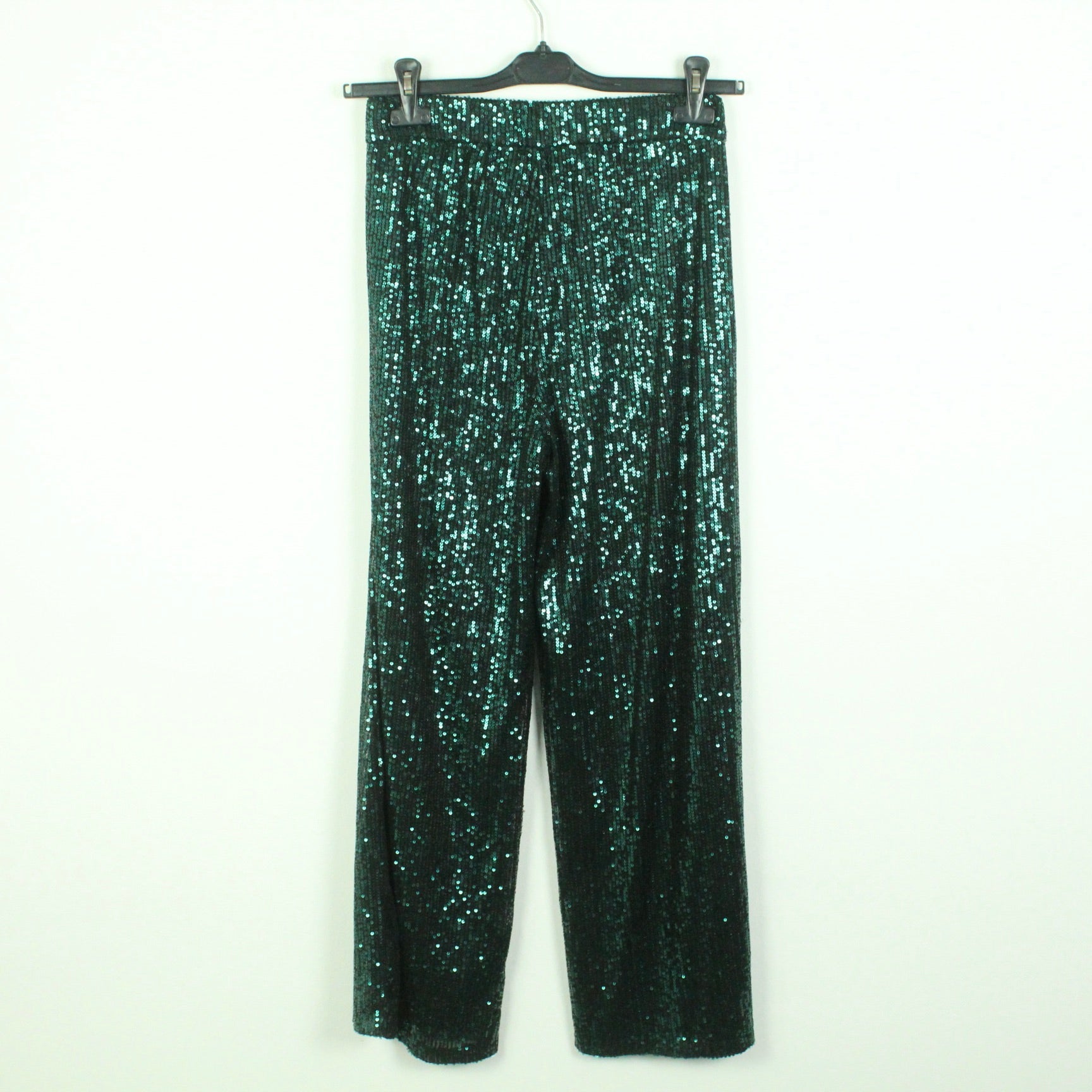 Second Hand DRY LAKE Palazzohose Gr. S petrolgrün Pailetten (*)
