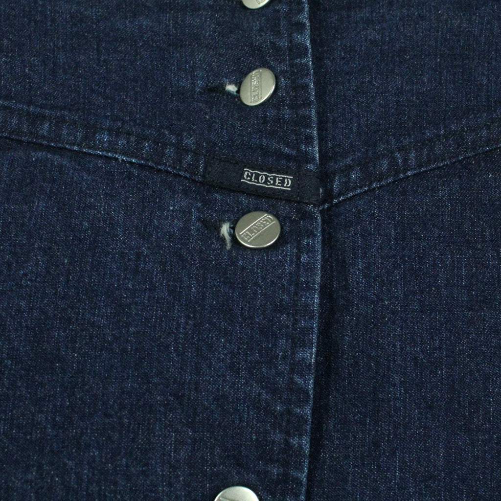 Second Hand CLOSED Jeansrock Gr. 38 | ital 44 dunkelblau Stretchrock (*)