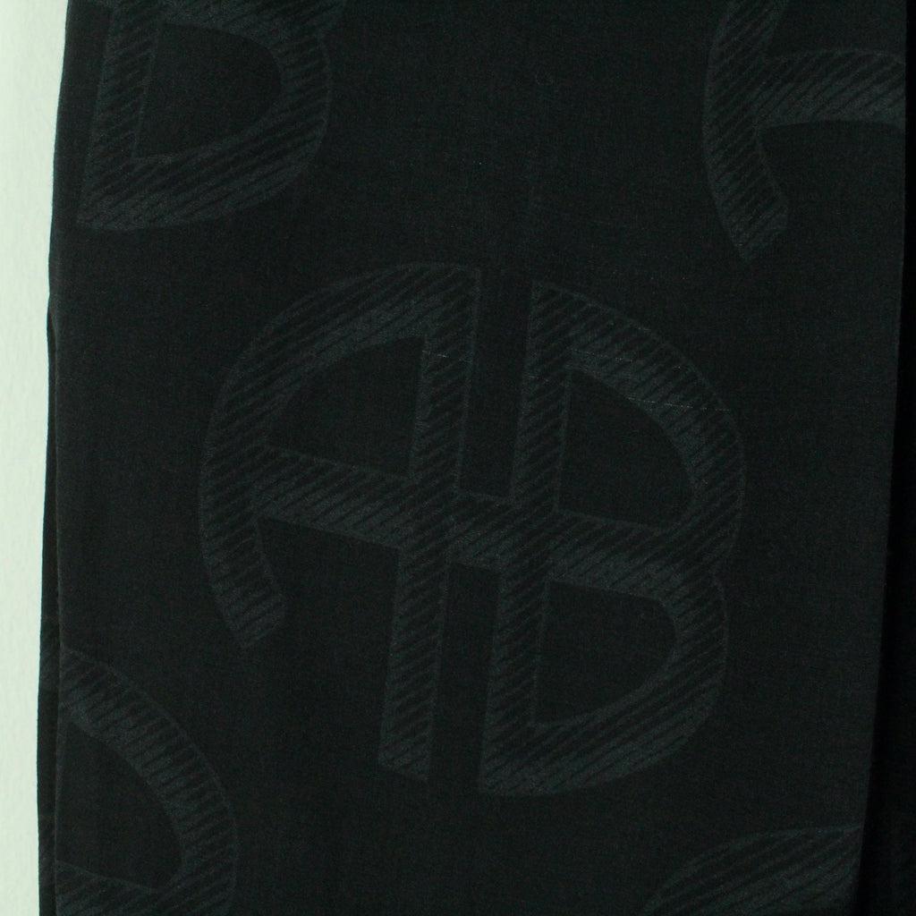 Second Hand ANINE BING Hose Gr. M schwarz wide leg gemustert (*)