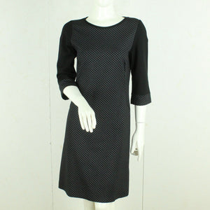 Second Hand COSTURA BERLIN Kleid Gr. 38 schwarz grau gemustert (*)