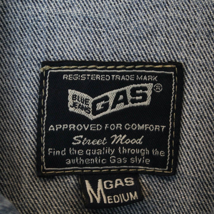 Second Hand GAS Jeansjacke Gr. M blau Jacke (*)