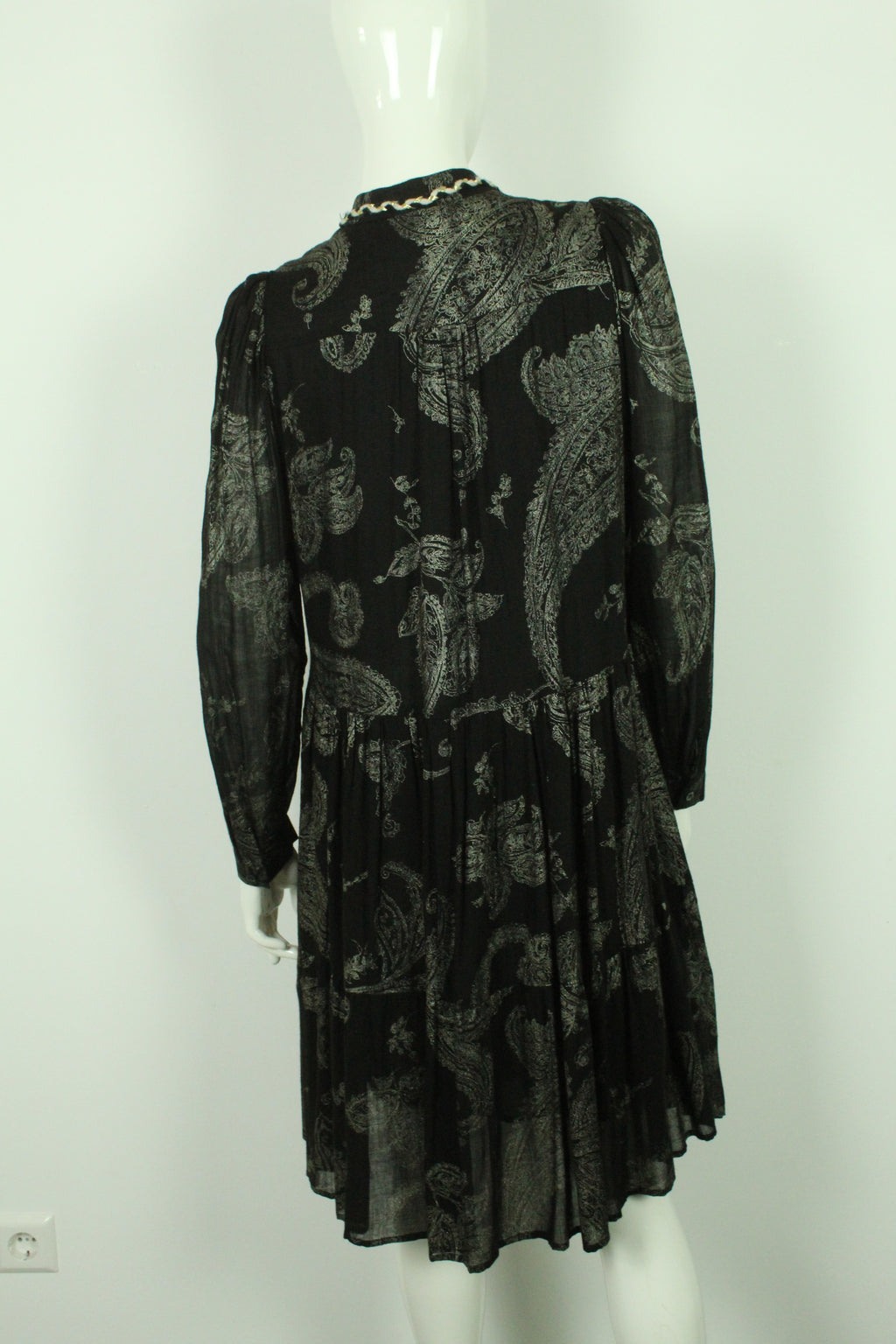 Rückenansicht Second Hand Shirtaporter Midikleid Gr. dt. 38