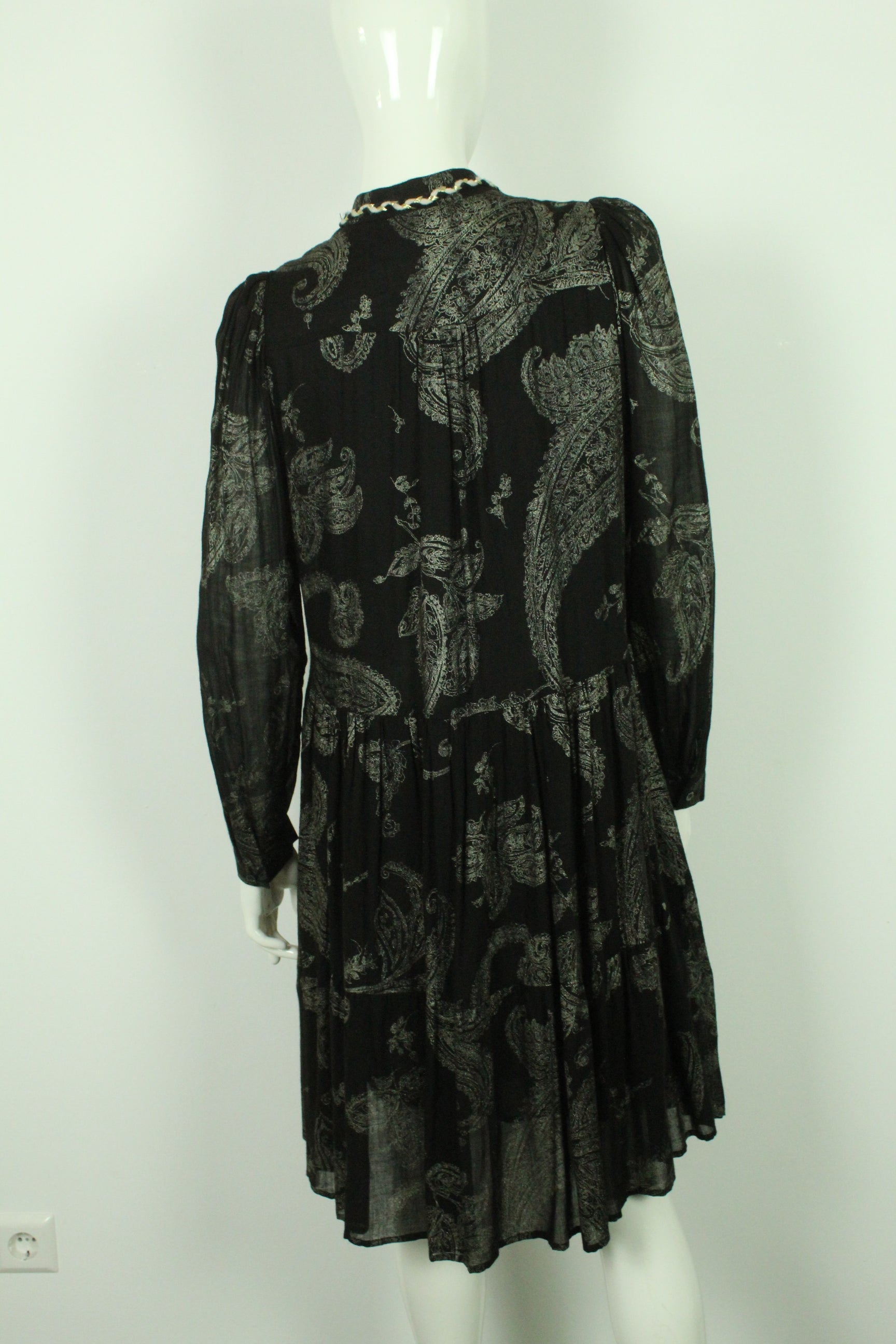 Rückenansicht Second Hand Shirtaporter Midikleid Gr. dt. 38