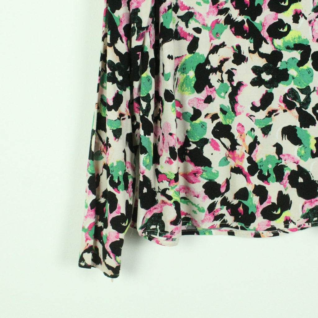 Second Hand FREEQUENT Bluse Gr. L bunt gemustert (*)