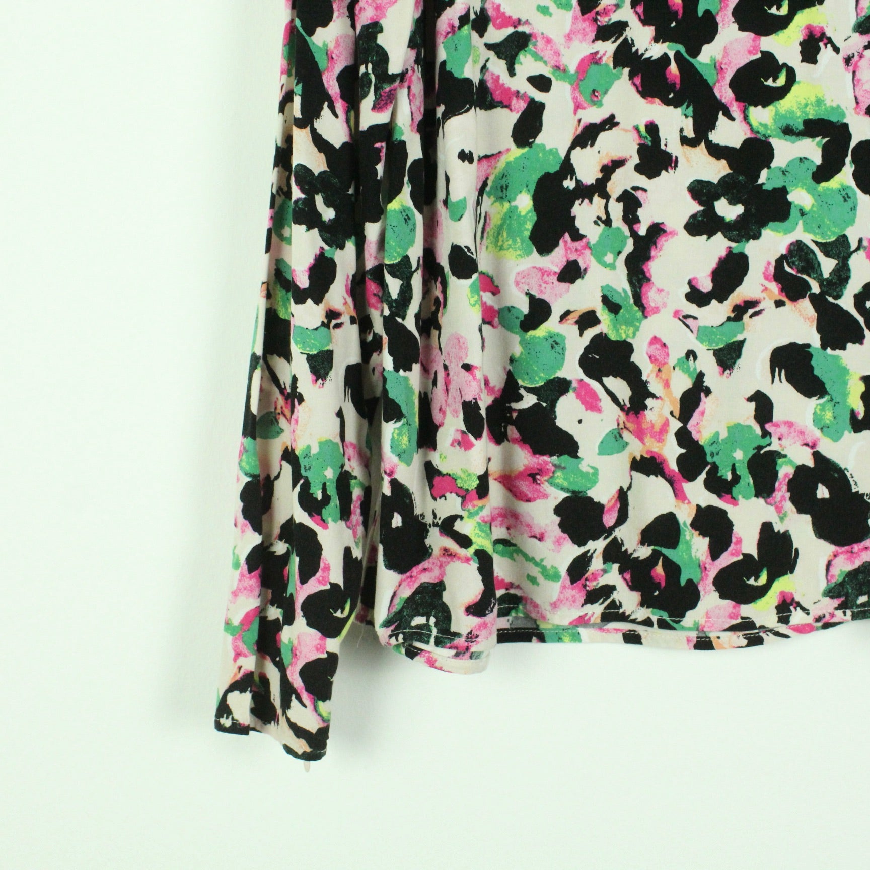 Second Hand FREEQUENT Bluse Gr. L bunt gemustert (*)