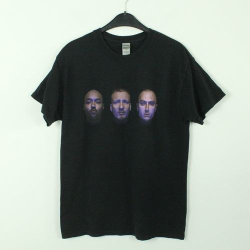 Vintage K.I.Z T-Shirt / Bandshirt Gr. M schwarz mit Print und Backprint RAP ÜBER HASS TOUR 2022 (*)