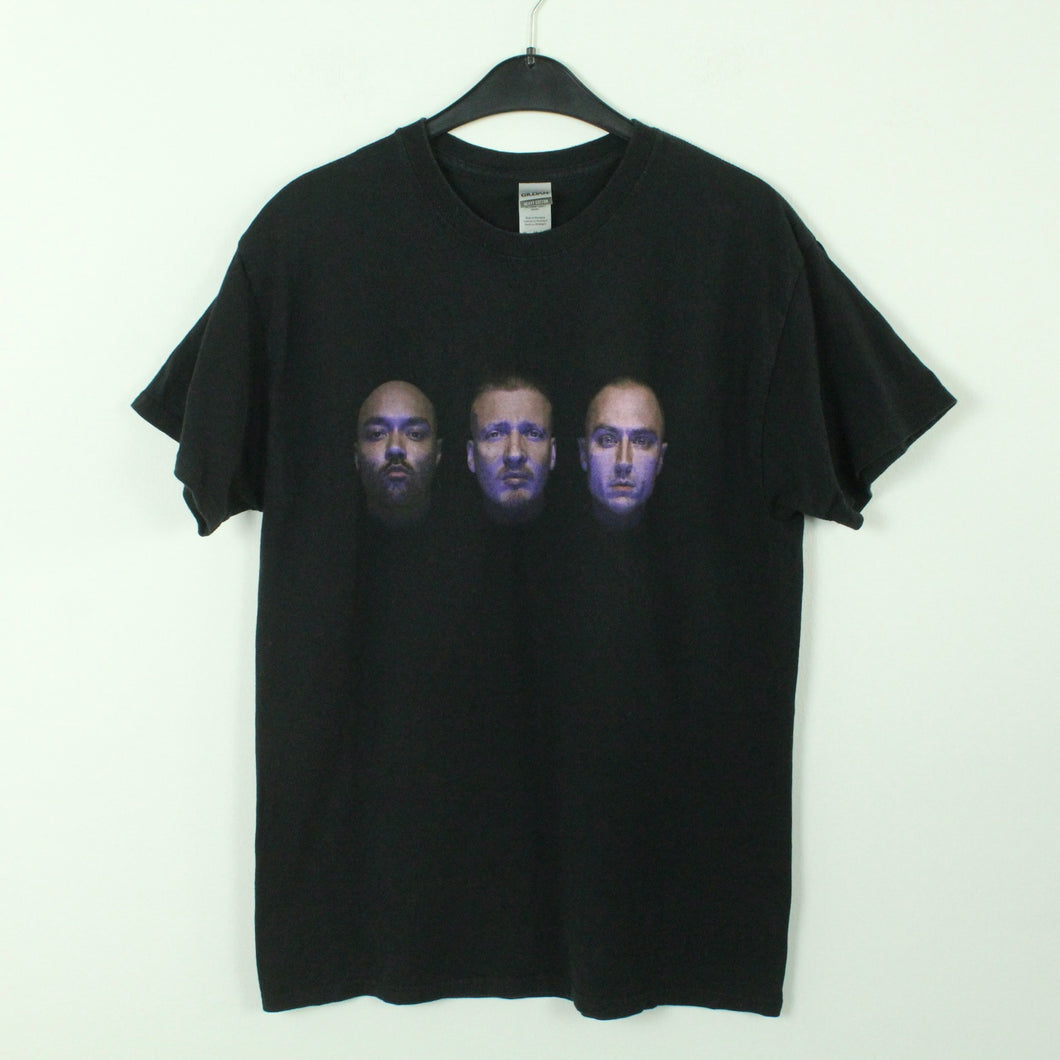 Vintage K.I.Z T-Shirt / Bandshirt Gr. M schwarz mit Print und Backprint RAP ÜBER HASS TOUR 2022 (*)