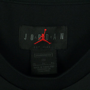 Vintage AIR JORDAN Tank Top Gr. XL schwarz mit Logo Print vorne