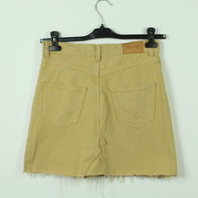 Laden Sie das Bild in den Galerie-Viewer, Second Hand MONKI Jeansrock Gr. 38 ocker uni Minirock Rock (*)