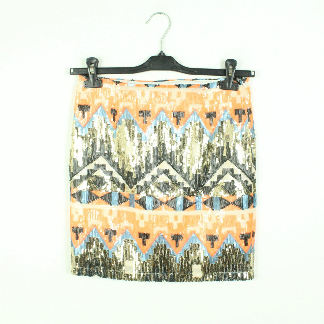 Second Hand DRY LAKE Pailettenrock Gr. S Modell: Ida Skirt mehrfarbig (*)