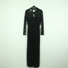 Laden Sie das Bild in den Galerie-Viewer, Second Hand Sisters Point Jumpsuit Gr. M schwarz Overall Spitze weites Bein (*)