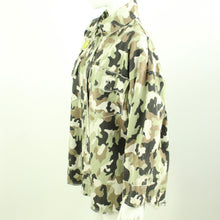 Laden Sie das Bild in den Galerie-Viewer, Second Hand WIYA Jeanshemd Gr. L mehrfarbig Camouflage Hemd (*)
