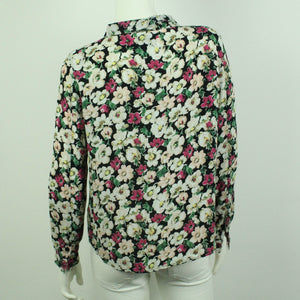 Second Hand GANNI Bluse Gr. M schwarz bunt geblümt  (*)