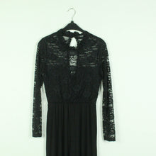Laden Sie das Bild in den Galerie-Viewer, Second Hand SISTERS POINT Jumpsuit Gr. M schwarz Overall Spitze weites Bein (*)