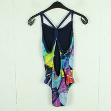Laden Sie das Bild in den Galerie-Viewer, Vintage ARENA Badeanzug Gr. M bunt gemustert 80s 90s Beachwear
