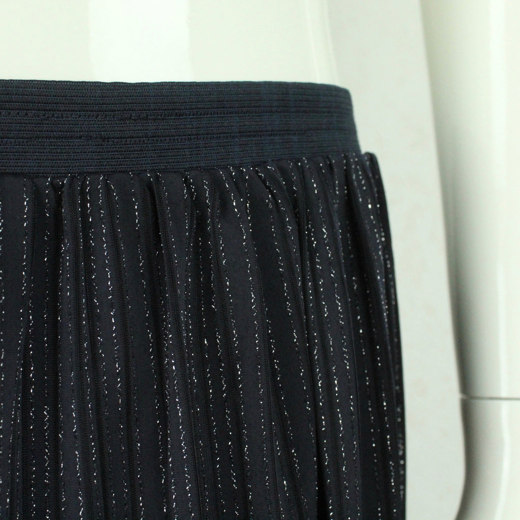 Second Hand SELECTED FEMME Rock Gr. 38 dunkelblau silber (*)
