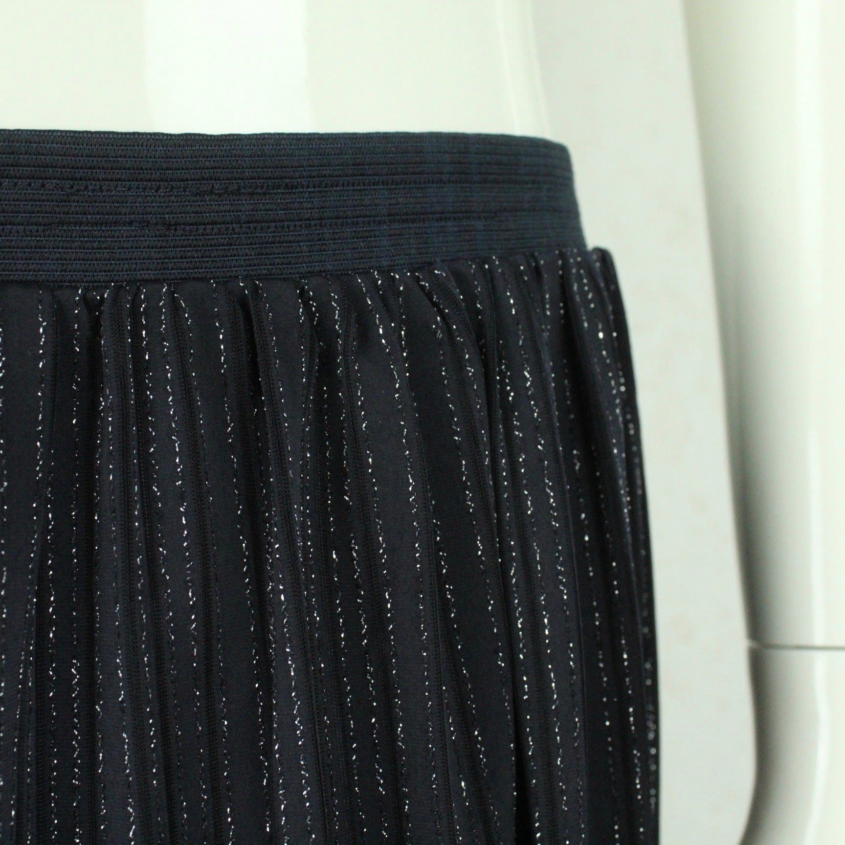 Second Hand SELECTED FEMME Rock Gr. 38 dunkelblau silber (*)