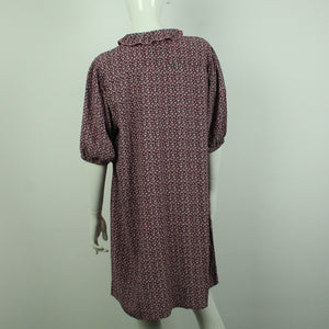 Second Hand BOII Kleid Gr. L schwarz rosa mehrfarbig geblümt (*)