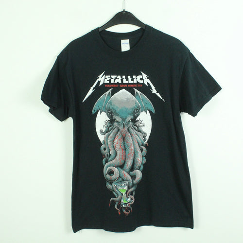 Vintage METALLICA T-Shirt / Bandshirt Gr. M schwarz mit Print WORLDWIRED - EUROPE AWAKENS 2019(*)
