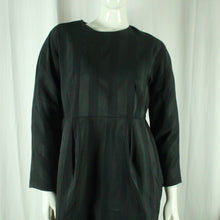 Laden Sie das Bild in den Galerie-Viewer, Second Hand COS Kleid Gr. 42 schwarz gestreift 3/4-Arm (*)