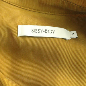 Second Hand SISSY-BOY Bluse Gr. M braun uni (*)