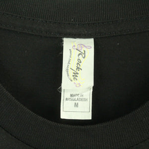 Second Hand ROCK ME T-Shirt Gr. M schwarz mit Print (*)