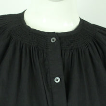 Laden Sie das Bild in den Galerie-Viewer, Second Hand SEY STUDIO Bluse Gr. 38 schwarz uni (*)