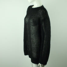 Laden Sie das Bild in den Galerie-Viewer, Second Hand &amp; OTHER STORIES Pullover mit Wolle Gr. S schwarz uni Strick (*)