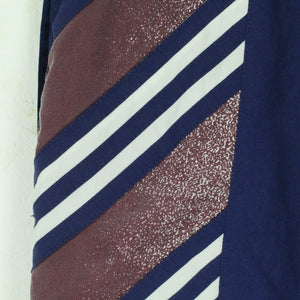 Vintage ADIDAS Sportshorts Gr. L blau lila mit Logo Stickerei Shorts