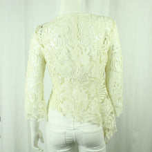 Laden Sie das Bild in den Galerie-Viewer, Second Hand MINX Bluse Gr. 36 creme Mod. Gloria Spitzenbluse Bluse NEU (*)