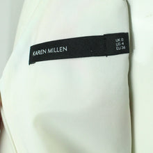 Laden Sie das Bild in den Galerie-Viewer, Second Hand KAREN MILLEN Kleid Gr. 36 weiß bunt gemustert (*)