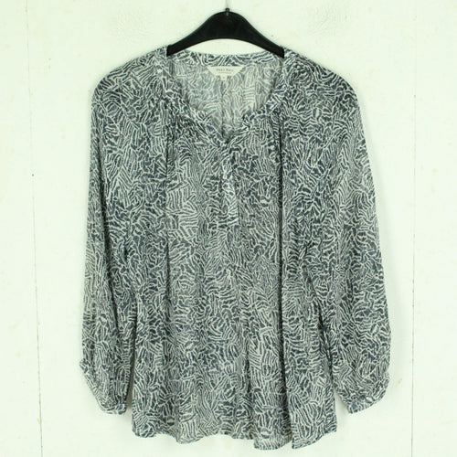 Second Hand PART TWO Bluse Gr. 38 blau weiß gemustert (*)