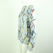 Laden Sie das Bild in den Galerie-Viewer, Second Hand STINE GOYA Bluse Gr. S blau floral gemustert  (*)