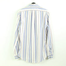 Laden Sie das Bild in den Galerie-Viewer, Second Hand RALPH LAUREN Hemd Gr. M weiß bunt gestreift CUSTOM FIT langarm (*)