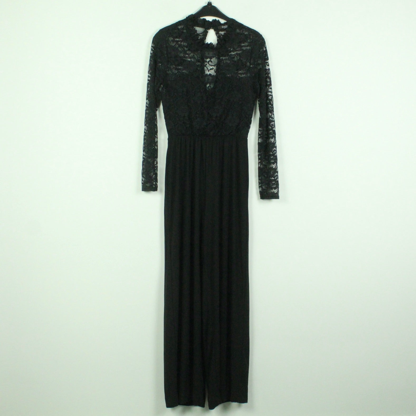Second Hand Sisters Point Jumpsuit Gr. M schwarz Overall Spitze weites Bein (*)