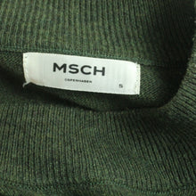 Laden Sie das Bild in den Galerie-Viewer, Second Hand MSCH COPENHAGEN Pullover Gr. S grün Strick (*)