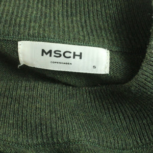 Second Hand MSCH COPENHAGEN Pullover Gr. S grün Strick (*)