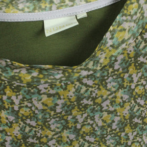 Second Hand NÜMPH Kleid Gr. M mehrfarbig abstrakt gemustert Midikleid (*)