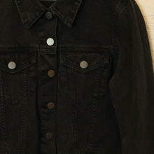 Laden Sie das Bild in den Galerie-Viewer, Second Hand ASOS Jeansjacke Gr. 38 grau (*)
