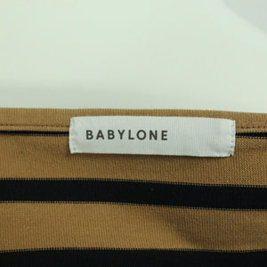 Second Hand BABYLONE Sweatshirt Gr. S braun schwarz gestreift (*)