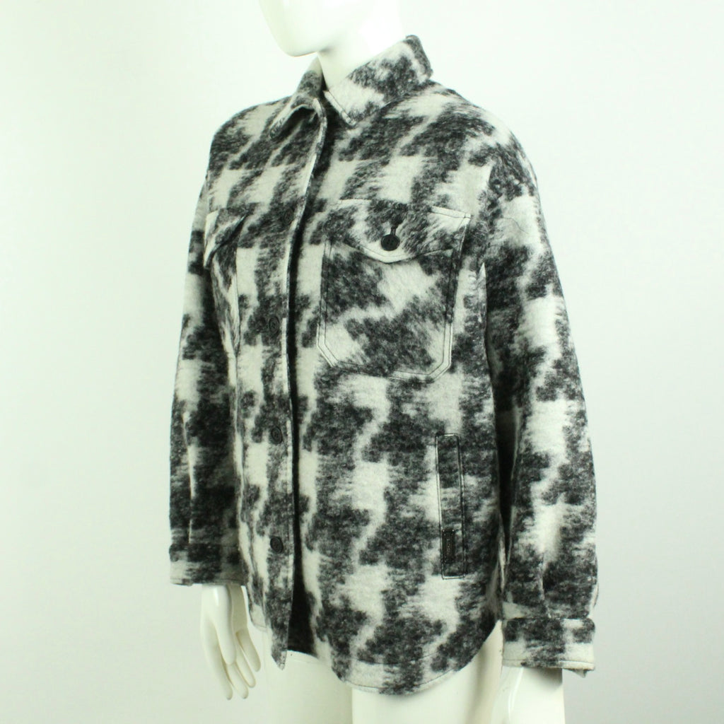 Second Hand SAINT + SOFIA Jacke Gr. M schwarz weiß gemustert (*)