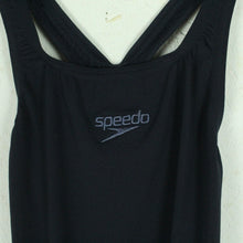 Laden Sie das Bild in den Galerie-Viewer, Vintage SPEEDO Badeanzug Gr. XS blau uni 80s 90s Beachwear