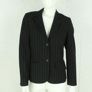 Second Hand INWEAR Blazer Gr. 38 schwarz weiß gestreift Jacke (*)