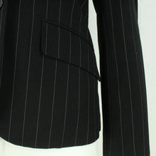 Laden Sie das Bild in den Galerie-Viewer, Second Hand INWEAR Blazer Gr. 38 schwarz weiß gestreift Jacke (*)