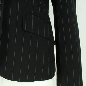 Second Hand INWEAR Blazer Gr. 38 schwarz weiß gestreift Jacke (*)