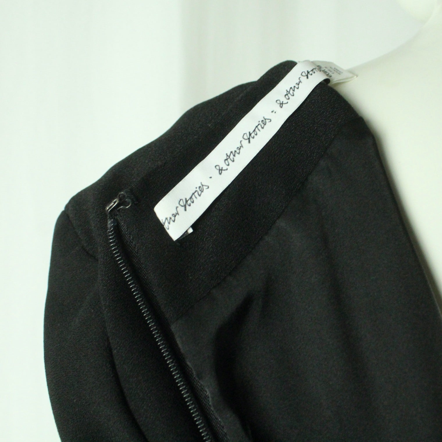 Second Hand & OTHER STORIES Kleid Gr. 38 schwarz Langarmkleid (*)