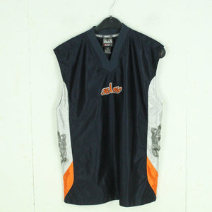 Vintage Tank Top AND 1 Gr. L dunkelblau mit Print "and one"